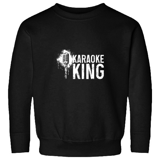 Karaoke King Singer vintages Microphone Singing 1 Sweatshirts