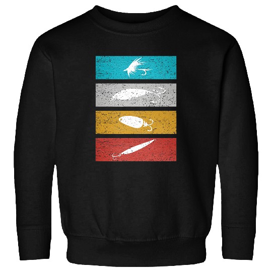 Hook reel Trout Rod Outdoor Adventure Fish hook bait vintages Sweatshirts