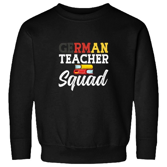 German Teacher Germany Flag Language Lesson Student 6 Sweatshirts