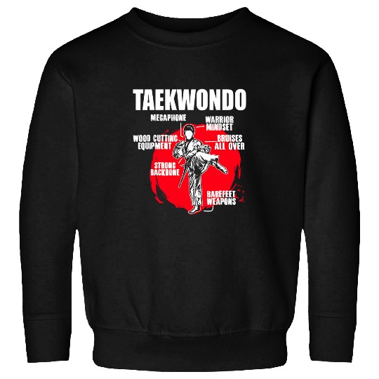 TKD Korean Martial Arts Tae Kwon Do Taekwondo Fighter Sweatshirts