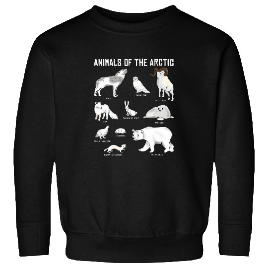 North Pole Animals Education for Schools Student and Teacher Sweatshirts