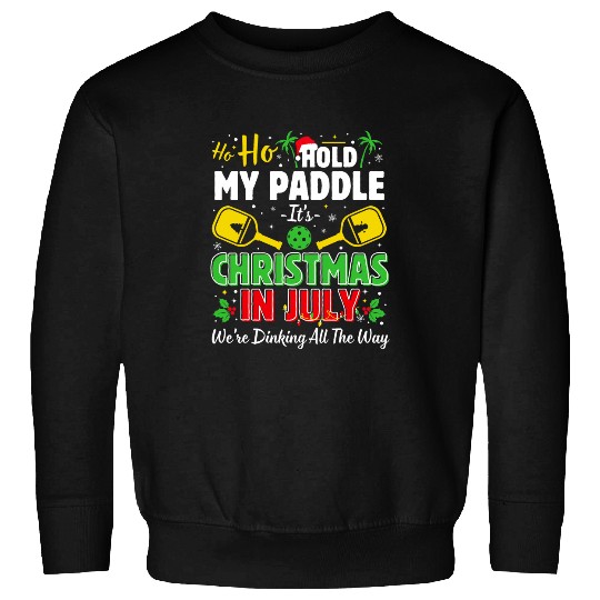Christmas In July Summer Pickleball Sweatshirts