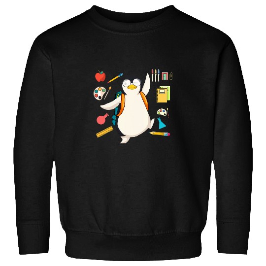 School Student Zoo Animal Bird Lover Antarctica Penguin Sweatshirts
