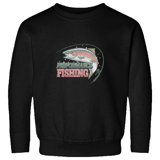 Fishing Performance Reel Hook Adventure Trout Outdoor Rod Sweatshirts