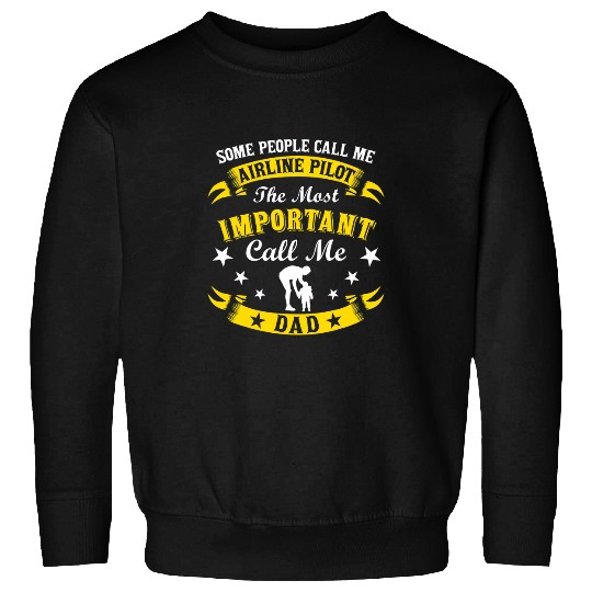 Funny Airline Pilot Dad Apparel For Airline Pilots Sweatshirts