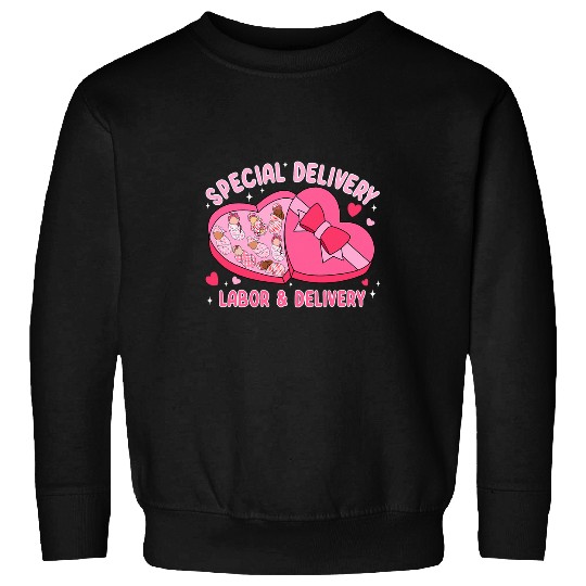 special delivery labor delivery valentines day nurses nicu 1 Sweatshirts