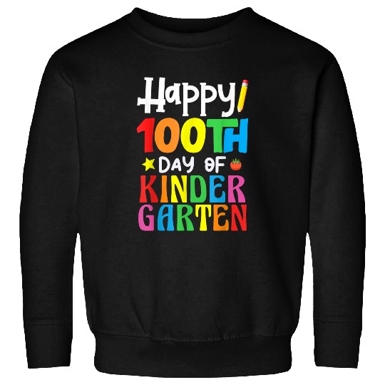 Happy 100th Day of Kindergarten Teacher or Student 13 Sweatshirts