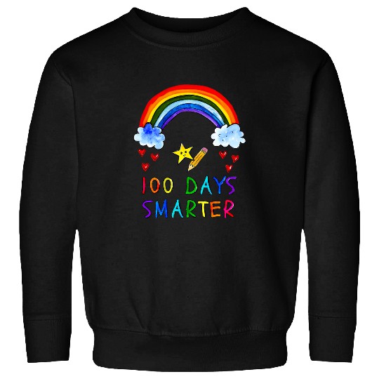 Happy 100th Day of Kindergarten Teacher or Student Graphic Sweatshirts
