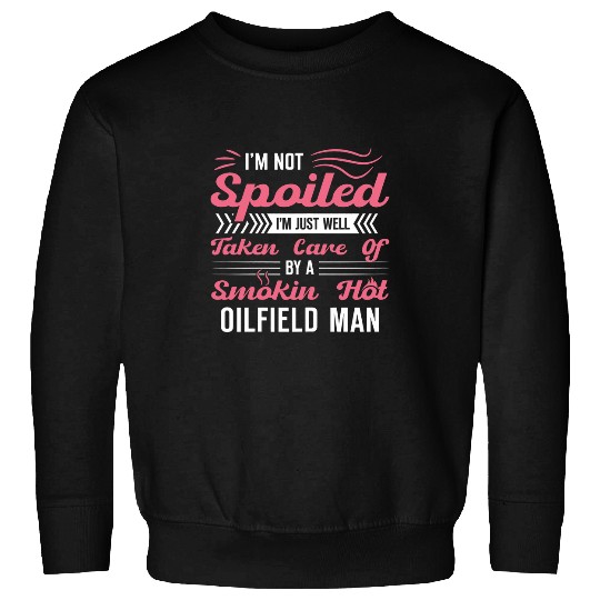Womens Funny Oilfield Wife Oil Rig Worker Gift 7 Sweatshirts