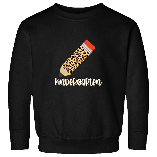Leopard Plaid Print Kindergarten School Teacher Student Sweatshirts