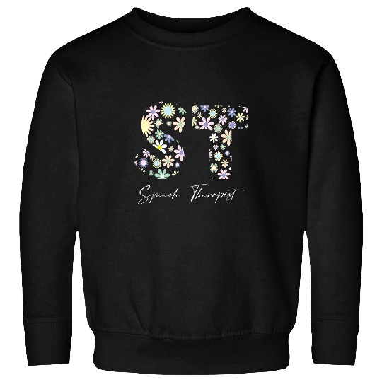 Speech Therapist Cute Speech Language Pathologist Sweatshirts
