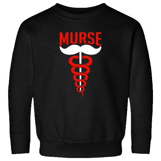 Mens Murse Male nurses Nursing Student Hospital Worker Funny Murse Sweatshirts