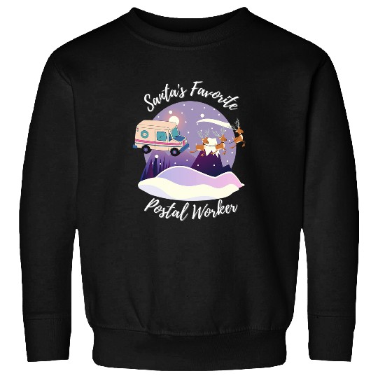 mail carrier santa sleigh Postal worker Sweatshirts