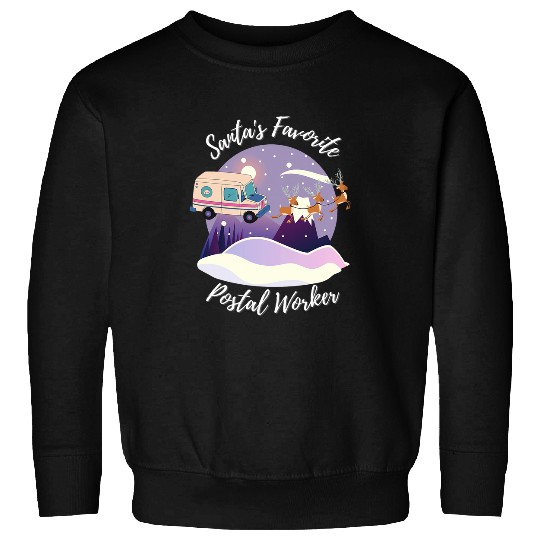 mail carrier santa sleigh Postal worker Sweatshirts