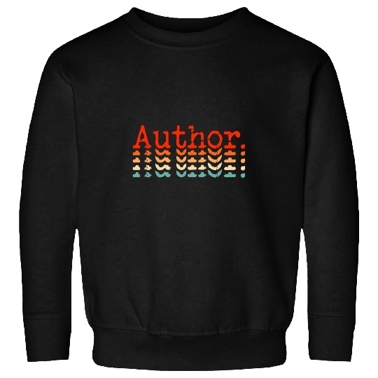 Author Novel Book Creative Writing Retro Sweatshirts