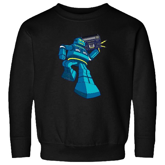 ROBOT BEATBOX funny stereo dancing music retro Sweatshirts