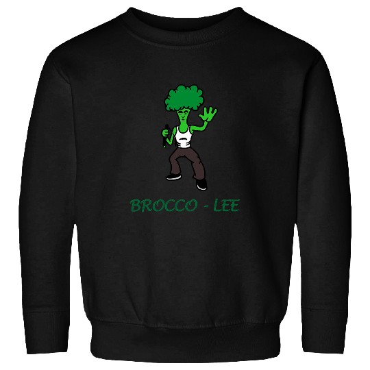 BrocoLee Funny Kung Fu Broccoli Meme Sweatshirts