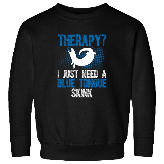 Blue Tongue Skink For Reptile Enthusiasts Herpetologist Sweatshirts