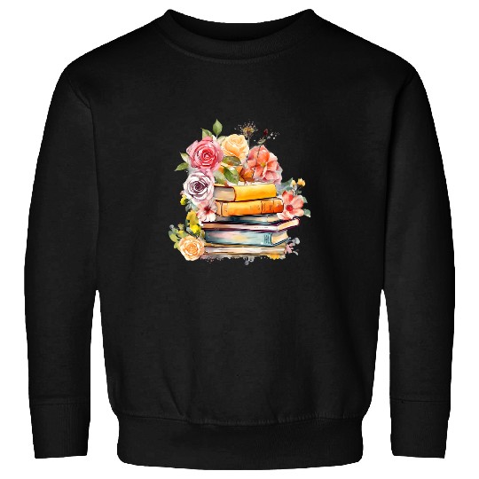 Colorful Flowers Womens Love Spring Watercolor Women Sweatshirts