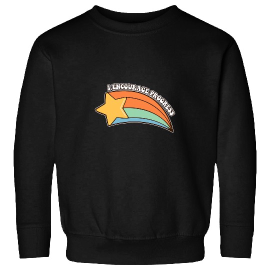 I Encourage Progress Is Not Linear Sped Teacher Groovy Sweatshirts