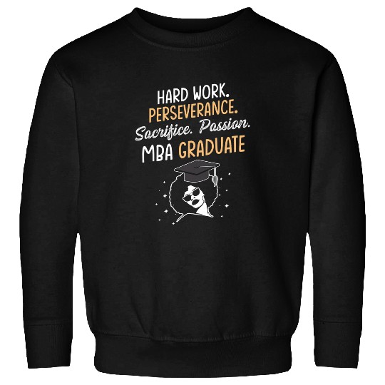 MBA Student Business Degree Graduation 19 Sweatshirts