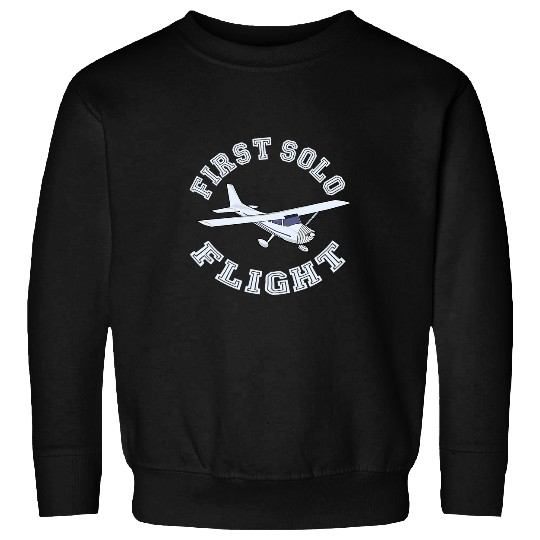 First Solo flight a new pilot is born Sweatshirts