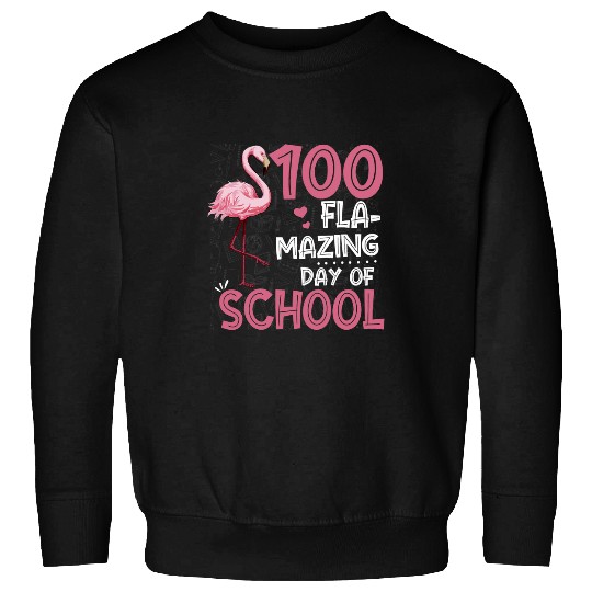 Flamingo Student Teacher 100 Amazing Days Of School Sweatshirts