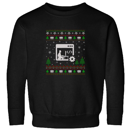 Ugly Christmas Sweater for Programmer Funny Ugly Sweatshirts