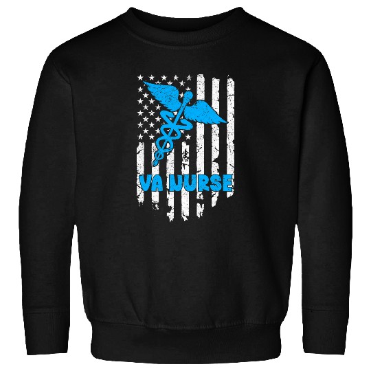 VA nurses vintages USA American Flag Patriotic 4th of July Tee Sweatshirts