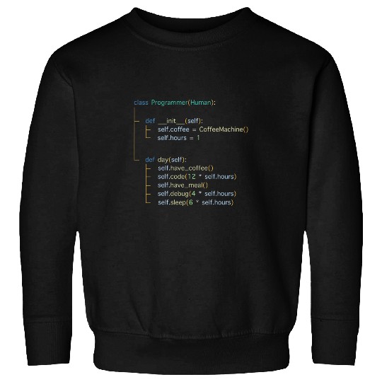 Python Programmer Day In The Life Coding Computer Science Sweatshirts