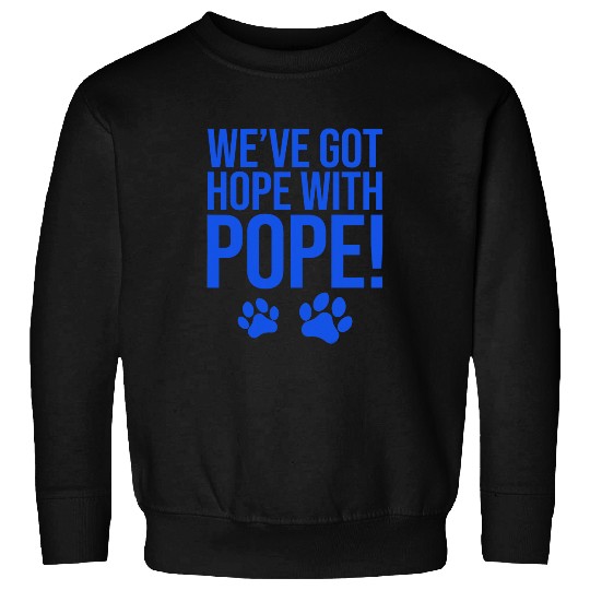 Weve Got Hope With The Pope Kentucky Paw Print 11 Sweatshirts