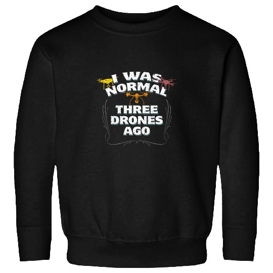 Quadcopter FPV Drone Pilot RC Pilot Funny vintages Distressed Sweatshirts