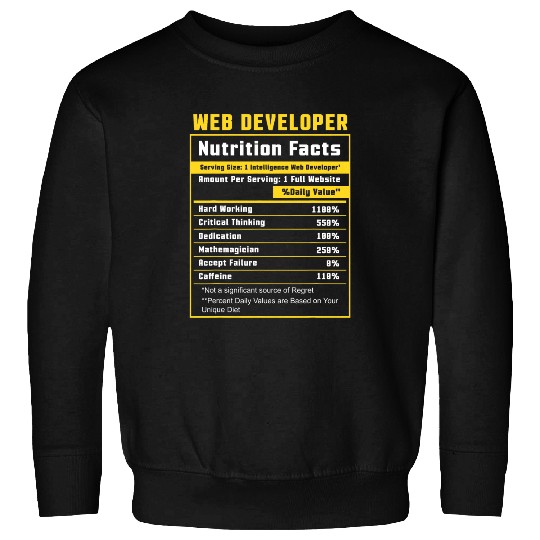 Web Developer Website Development IT Programmer Sweatshirts
