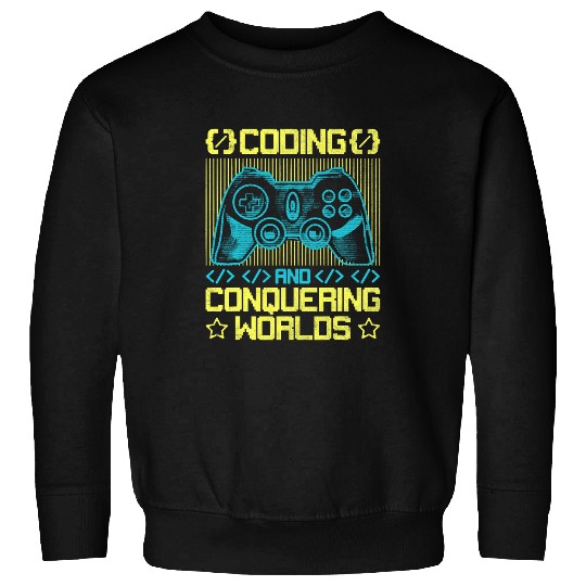 Web Developer Gamer Nerd Video Gaming Computer Programmer 1 Sweatshirts