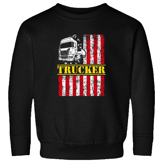 Trucker Funny Truck Driver 46 Sweatshirts