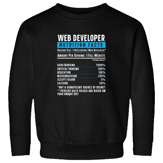 Web Developer Programmer Code Website Development Sweatshirts
