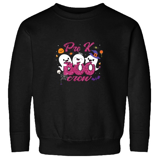 PreK Boo Crew Preschool Teacher Student Halloween Sweatshirts