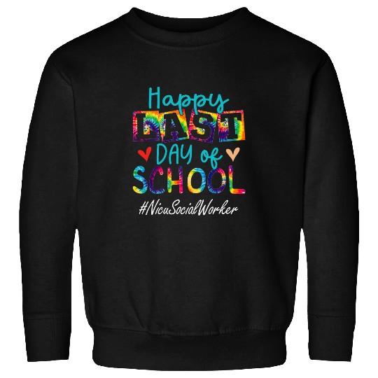 Womens Nicu Social Worker Happy Last Day Of School Women Graduation Sweatshirts
