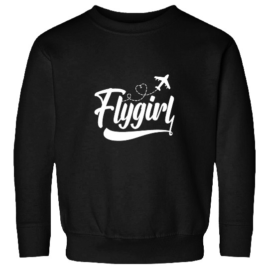 Flygirl Funny Flight Attendant Stewardess Sweatshirts