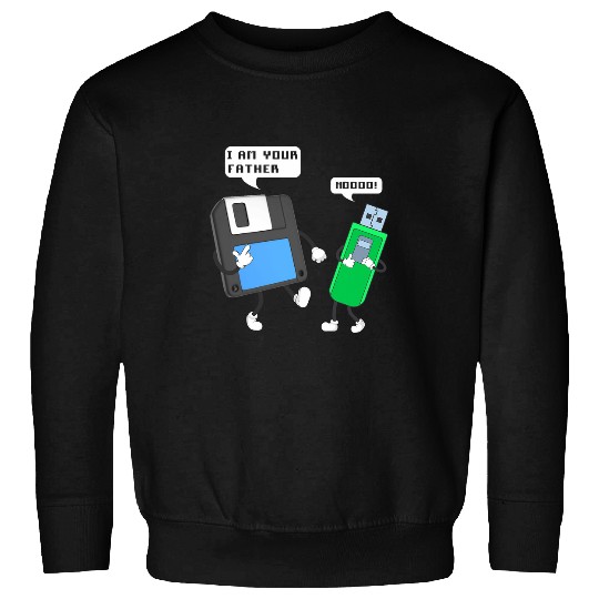 USB Floppy Disk Im Your Father Funny Programmer Engineer Sweatshirts