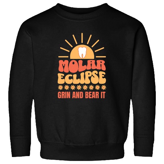 Funny dentists Eclipse Astronomy Dental Student Sweatshirts