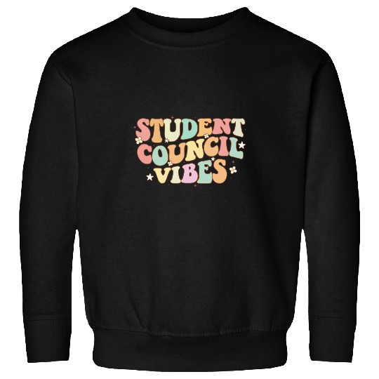 Groovy Student Council Vibes School Student Council Sweatshirts