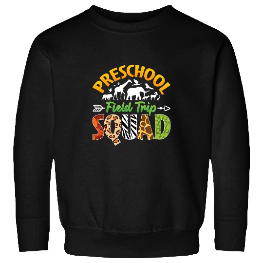 Preschool Zoo Field Trip Squad Matching Teacher Students Sweatshirts