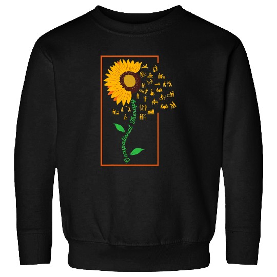 Sunflower Occupational Therapy OT Therapist Sweatshirts