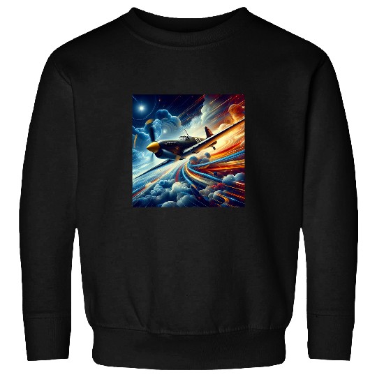 P40 Warhawk North American Aviation WW2 P40 Fighter Plane 1 Sweatshirts