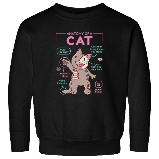 Pet Clinic Veterinarians Pet Doctor Pet Cat Anatomy Sweatshirts