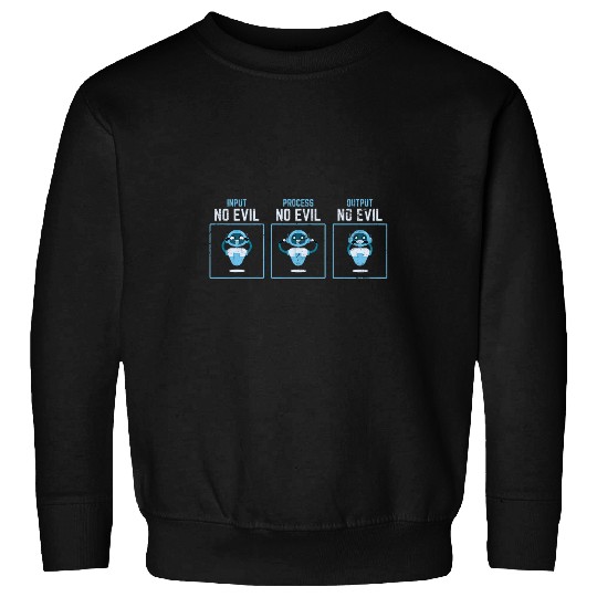 Wise Robots Computer Programmer Engineer Software Developer Sweatshirts