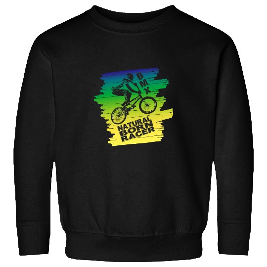BMX Natural born racer vintages retro bicycle Sweatshirts