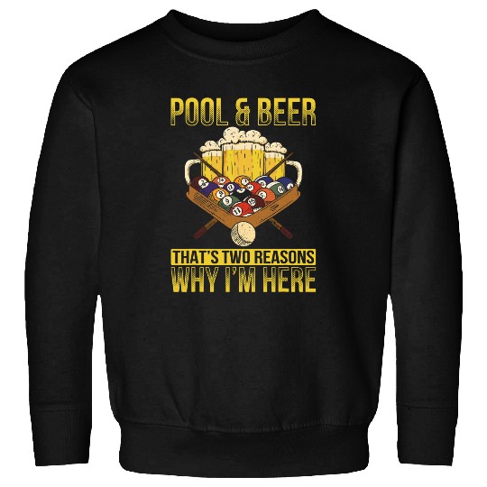 Mens Pool Billiard For Pool Player Billiard Player 14 Sweatshirts