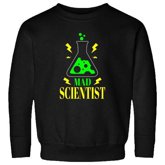 Mad Scientist Science Teacher Halloween Costume Kids Adult Sweatshirts